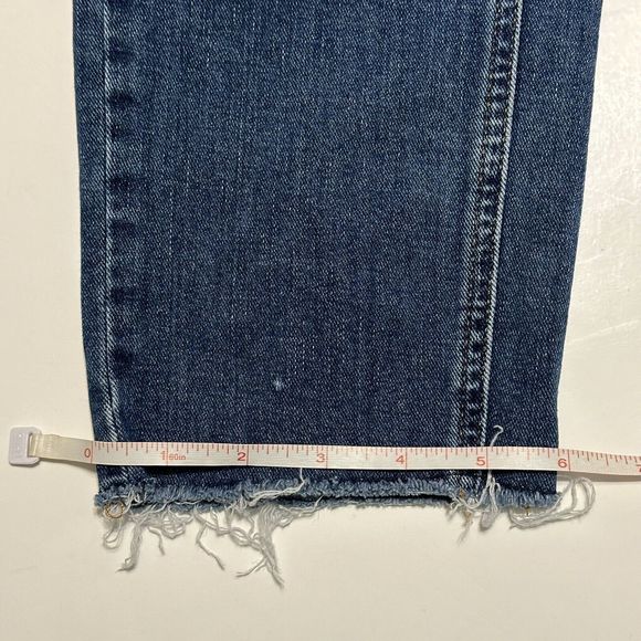 Pilcro And The Letterpress Anthropologie Womens Size 28 Jeans Denim Raw Hem - Picture 12 of 16